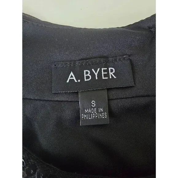 A. Byer Red Black Ombre dress Sz S - Picture 5 of 7